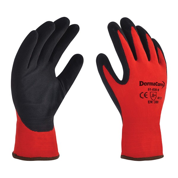 GUANTE ROJO NYLON Y SPANDEX