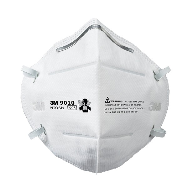 RESPIRADOR 9010 BULK PLEGABLE POLVOS / NEBLIN GRIS Y BLANCO